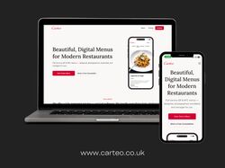 Carteo Веб-дизайн для цифрового меню