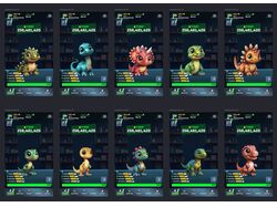 UX UI - "Dinopark" mobile game - TG mini app