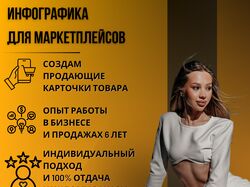 ИНФОГРАФИКА ДЛЯ МАРКЕТПЛЕЙСОВ WILDBERRIES OZON 