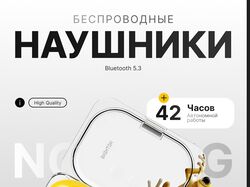 Баннер "Беспроводные наушники Nothing"