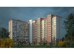 3Д визуализация многоэтажных домов, архитектурных проектов