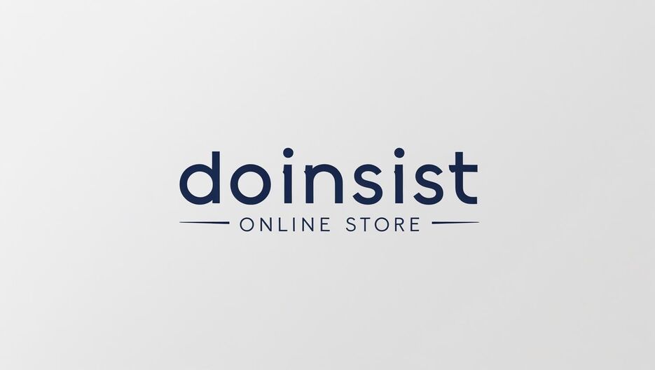 Make a corporate logo for an online store. The logo was only text without a_20250720_235701_0000.jpg