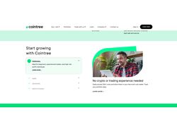 Верстка фронтенд-части для сервиса Cointree (React + Bootstrap)