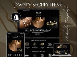 Ювелірний інтернет-магазин LUNA - Shopify Theme