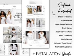 Бутик жіночого одягу Couture Line - Shopify Theme