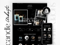 Люксовий магазин свічок SCENTS - Shopify Theme