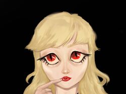 art vamp girl