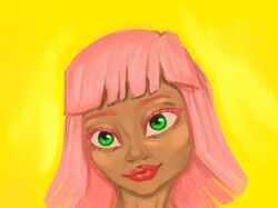 afro girl