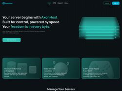 AxonHost простой хостинг серверов
