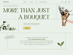 E-commerce Website Design: Flow&Go Online Flower Shop