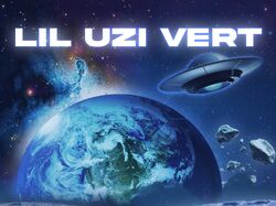 Matte Painting poster Lil Uzi vert album cover "ETERNAL ATAKE"