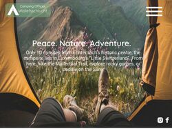 Camping Website  сайт для бронювання кемпінгу