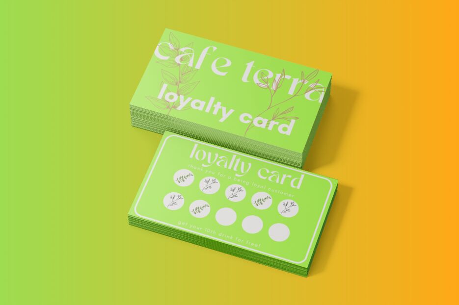 Business Cards Mockup, Stacked .png