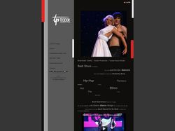 Сайт для танцевальной студии "Teodor"
