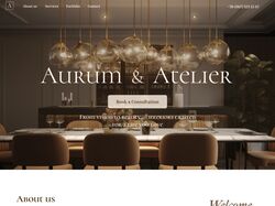 Elegance in Beige — Interior Design Website