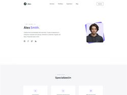 Сайт "Apex" Адаптивна верстка та динамічні анімації.