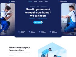 Сайт "HomePro" Адаптивна верстка та динамічні анімації.