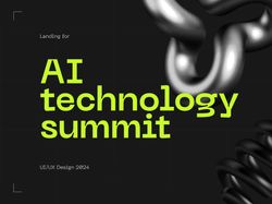 Landing Page для саммита по AI-технологиям