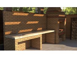 Мангал 3D моделювання + візуалізація