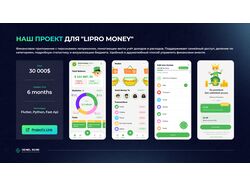 Наш проект для "Lipro Money"