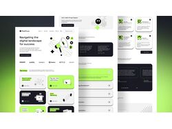 Лендинг на реакт и бутстрап