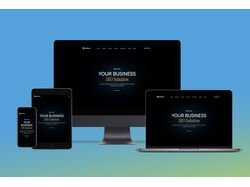 Landing page OptiRank - SEO Based Agency Template
