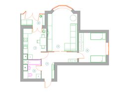 Планировка квартиры с расстановкой мебели