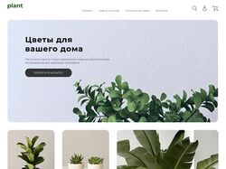 Дизайн сайта для продажи растений