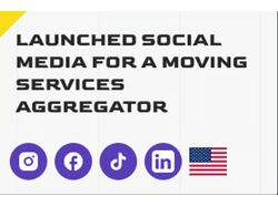Moving services aggregator | SMM account launch / US