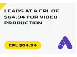 Video production | PPC Campaigns Setup & Management / US