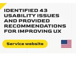 Service website | Usability Audit / US