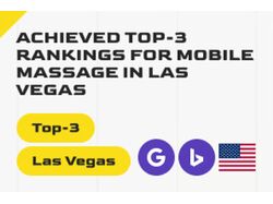Mobile massage services | SEO promotion / US