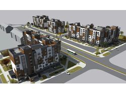 Группа многоквартирных жилых домов в г. Лида