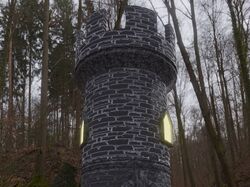 Башня в лесу (3д)