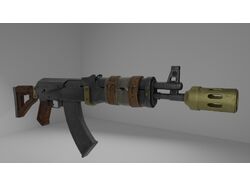 Concept Ak-47(Low_poly, GameReady)