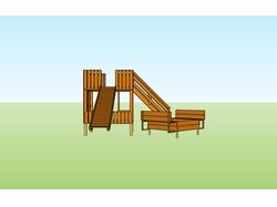 Деревянная детская площадка: уют и безопасность на вашем участке