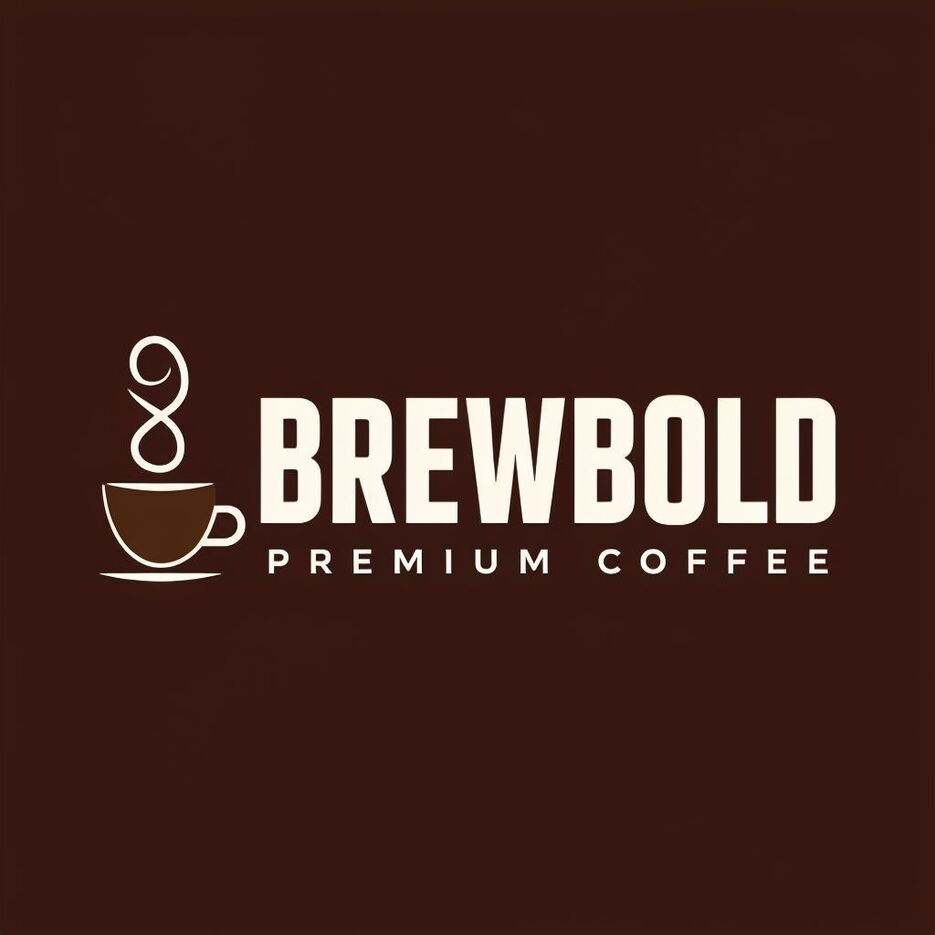 Bold Minimalist BrewBold Premium Coffee Logo Design.png