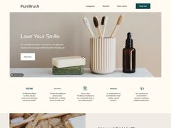 Адаптивная верстка landingPage Pure Brush