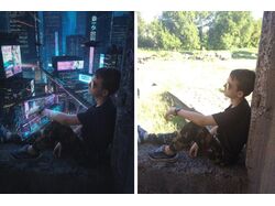 Обробка фото в стилі "Кіберпанк"