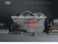 Адаптивная верстка "Fekra"