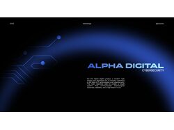 Website for Cybersecurity company