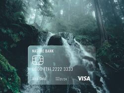 Дизайн для банковской карты 