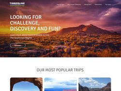 Редизайн лендинга для туристической компании