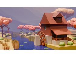 Лоу-поли сценка