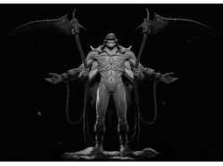 Inspired dark souls character