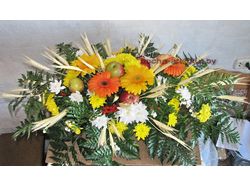 Композиция на стол молодых.