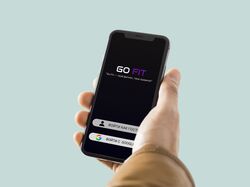 интерфейс мобильного приложения для фитнеса "GO FIT"