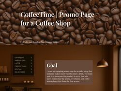Кофейня будущего: дизайн сайта и UI/UX для кофейного бренда