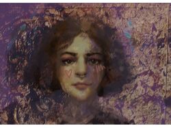 Стилизованный цифровой портрет