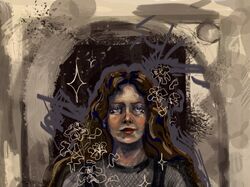 Стилизованный цифровой портрет